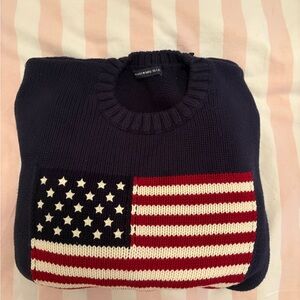 Brandy Melville Navy American Flag Sweater